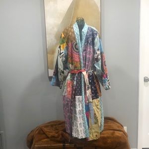 Handmade patchwork kimono/robe.